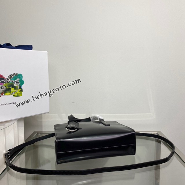 Prada專櫃新款mini購物袋 1BA357 普拉達複刻Re-Edition全皮手提包 csp1080